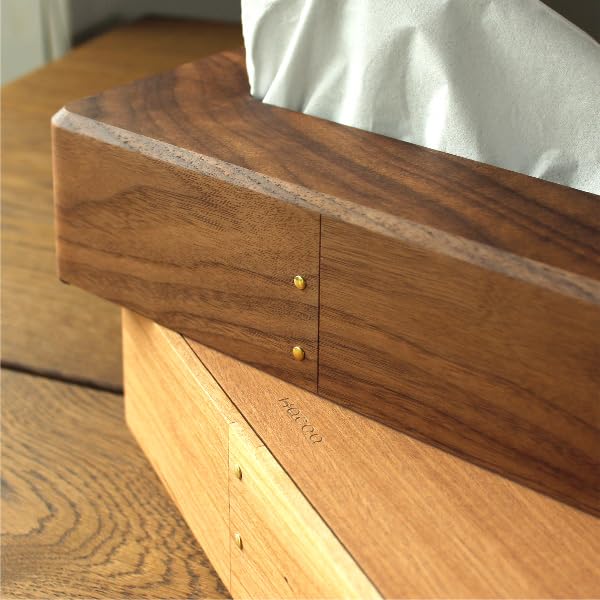 A Tissue That Naturally Conceals Everyday Clutter "Tissue Case" - Luxurious, High-end Case/box (Cherry)