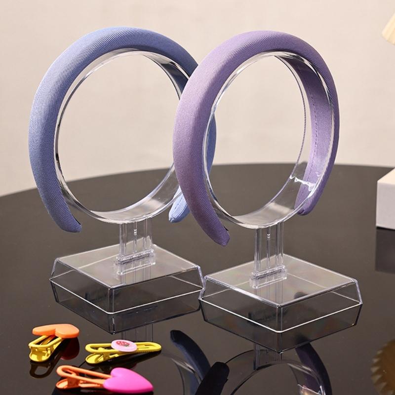 Plastic Hairband Display Stand For Jewelry Stores And Home Decoration With Multiple Layer Designs