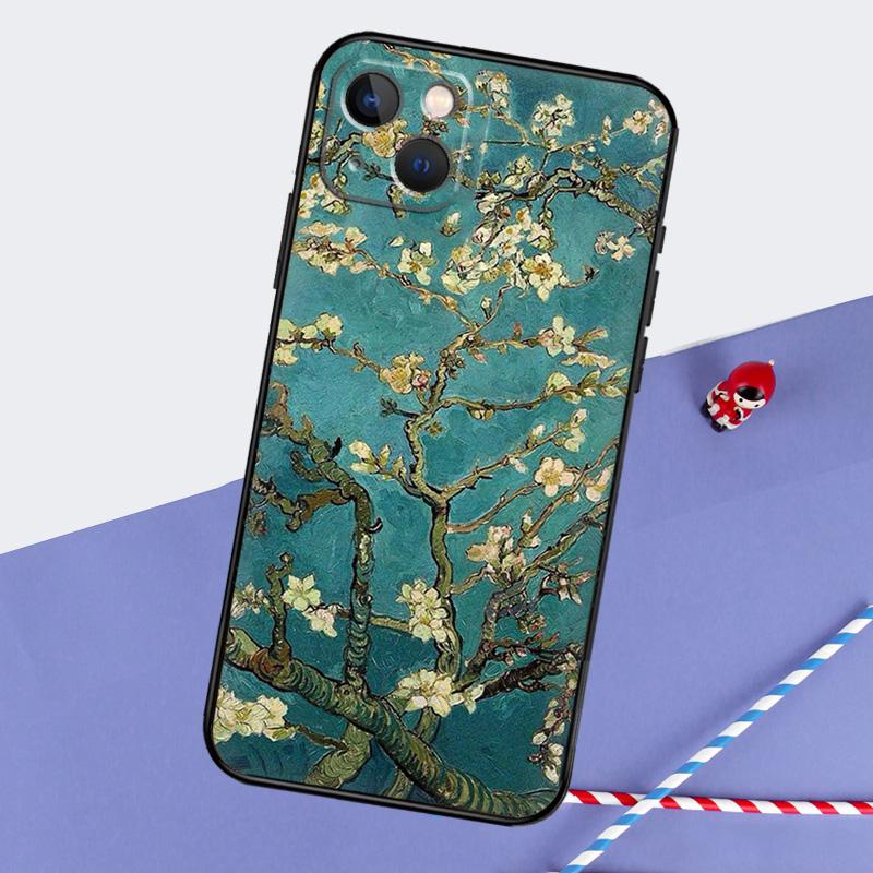 

Iconic Painting Famous Art Phone Case For iPhone 16 Pro 15 Pro 11 12 13 14 Pro Max Mini XR 16e 15 16 Plus Cover Shell iPhone 15