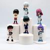 6 Stück Anime Blue Lock Figuren Spielzeug 9cm PVC Sagi Yoichi Chigiri Hyoma Nagi Seishiro Figuren Set Modell Figur Langlebig