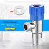 4 Points Faucet Inlet Valve Triangle Valve Heater Water Stop Valve Bathroom Toilet Washing Machine Universal Switch