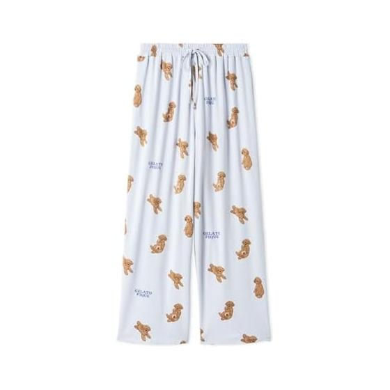 gelato pique women s dog pattern long pants gelato pique pajamas room wear gelato pique