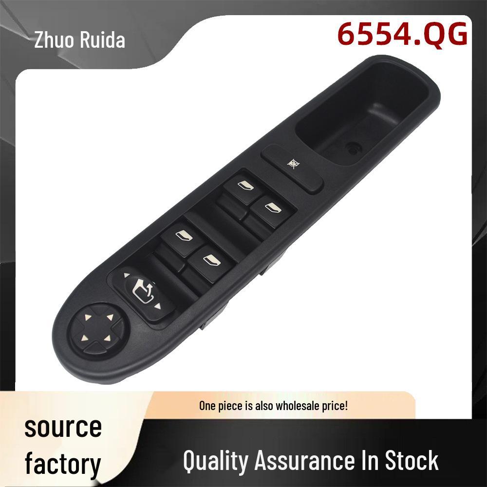 6554.QG Logo 207 Car Window Lifter Control Switch Electric