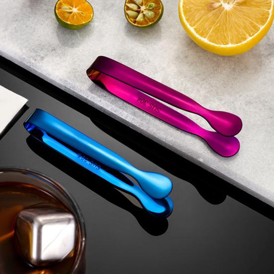 Pinza per Ghiaccio Acciaio Inossidabile Galvanizzato Pinze per Ghiaccio Durevoli Resistenti alla Ruggine Clip per Ghiaccio per Bar Cucina Cubetti di Zucchero