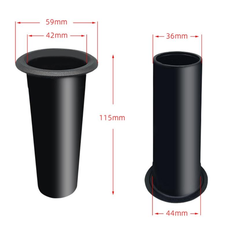 2PCS Speaker Port Tube Bass Vent Ventilation Connectors Quality Plastic Bass Tube for DIY Speaker Project Upgrades