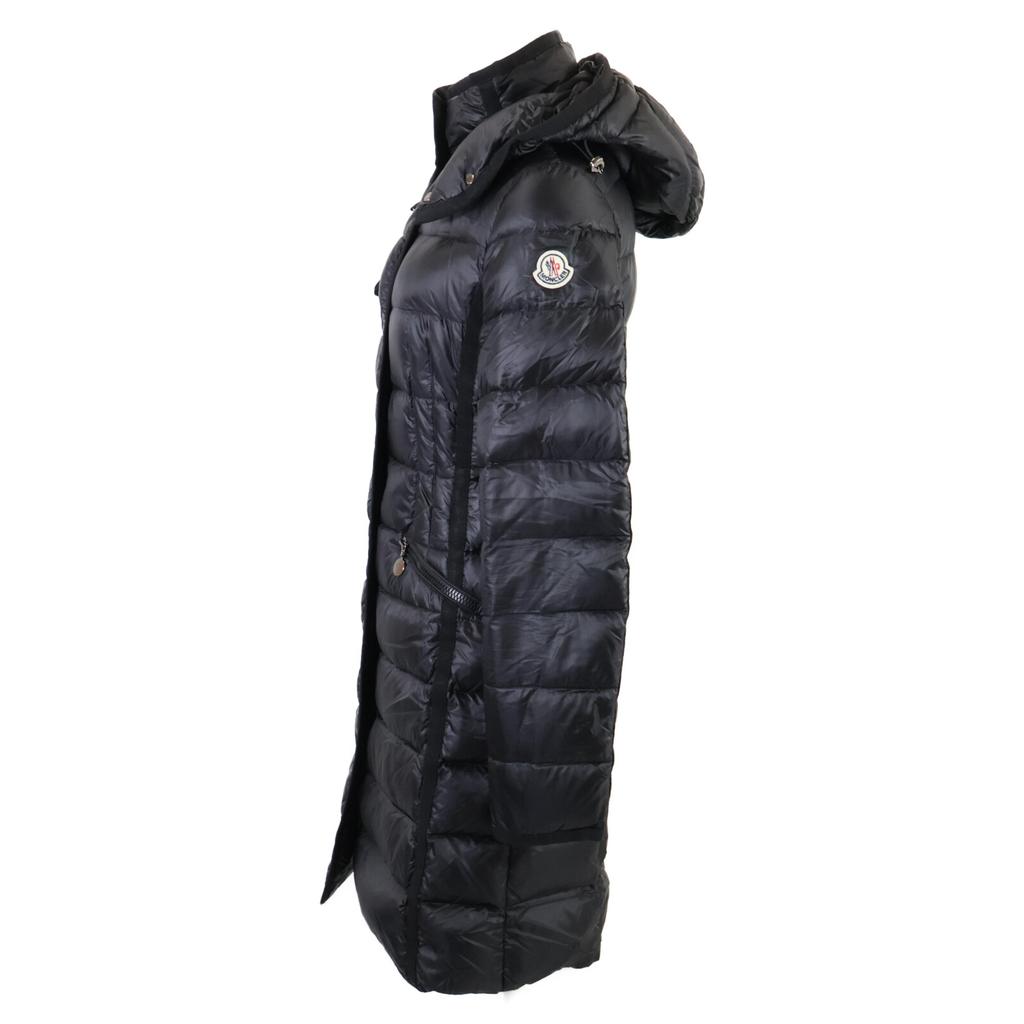 MONCLER HERMINE Hermine hooded down jacket coat 00 blackUsed