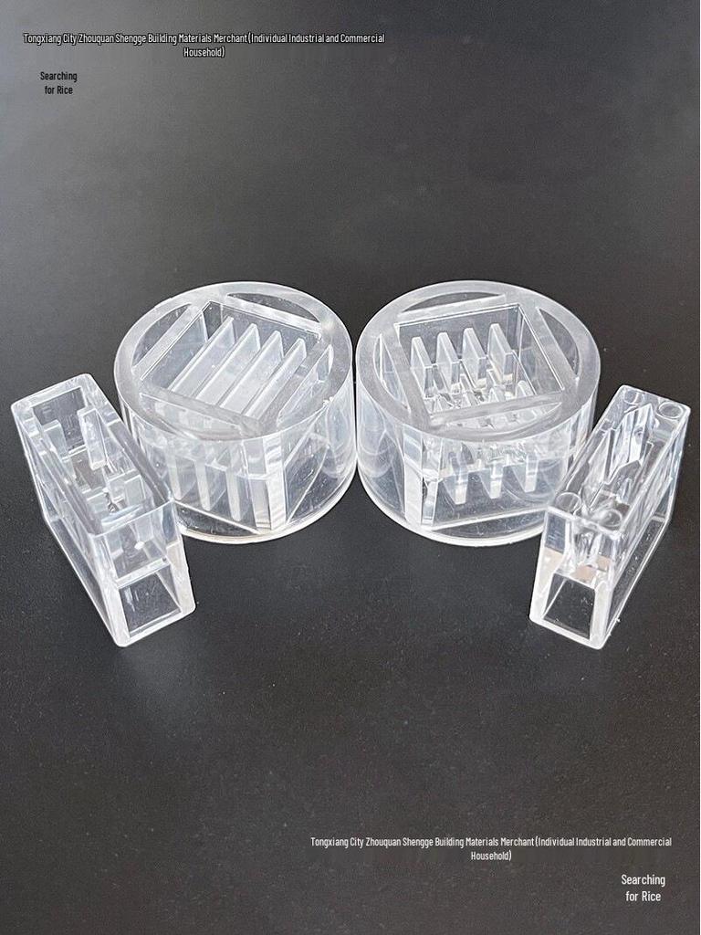 Cold Mounting Acrylic Slice Mold for Metallographic Sample Embedding - Square, Round, Rhombus Options