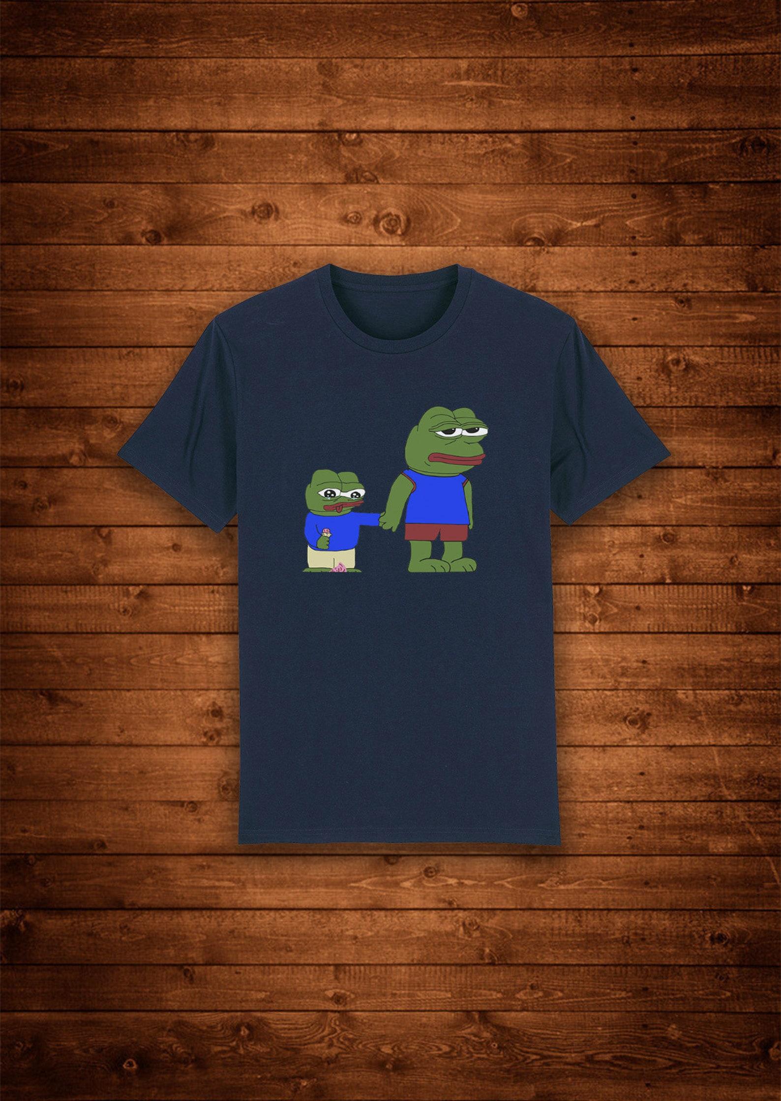 Pepe The Frog Meme Ice Cream / T shirt Unique Design Street Wear Art Urban Graphic Tees Top XL