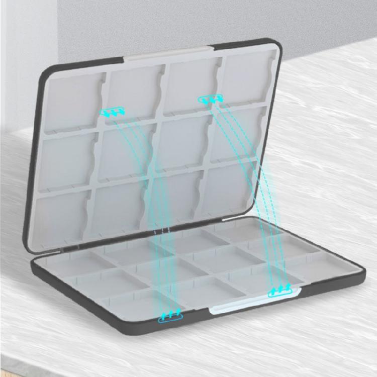 Silicone Game Accessories for Case 24 In 1 Game Card for Case Holder Cartridge f