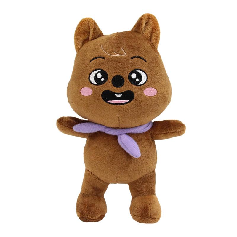 Skzoo Plush Toys Stray Kids Plush Wolf Chan Cartoon Stuffed Animal Plushies Doll Cute Companion for Kids Adults Fans Gift 20CM