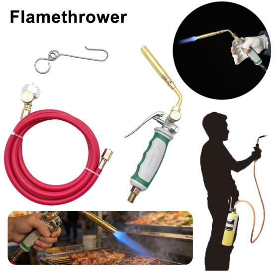 Mapp-Brenner mit einstellbarer Flamme Propanbrenner mit 1,6m Schlauch Tragbarer Schweißbrenner zum Löten von Metallarbeiten für den Außenbereich