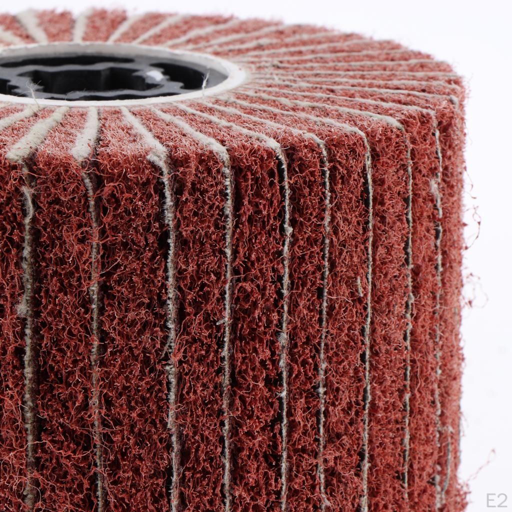 1Pc Wire Drawing Polishing Burnishing Woodworking Wheel