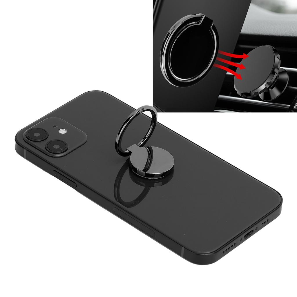 Mobile Phone Finger Grip 360 degrees Rotation Metal Phone Holder for Magnetic Car Mount