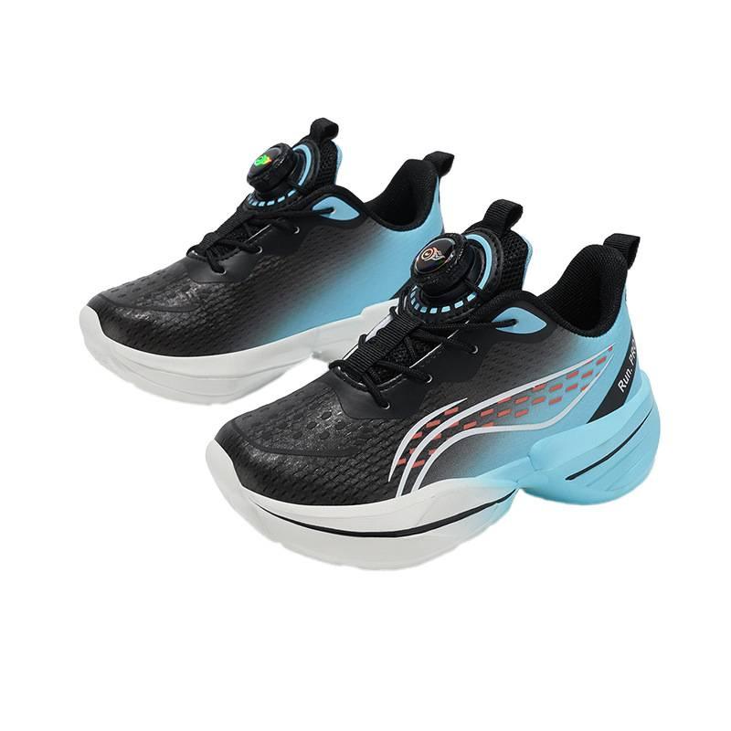 Children's Running Shoes 2025 Spring and Autumn New Leather Surface Boys Soft Sole Lightweight School Versatile Sports Shoes