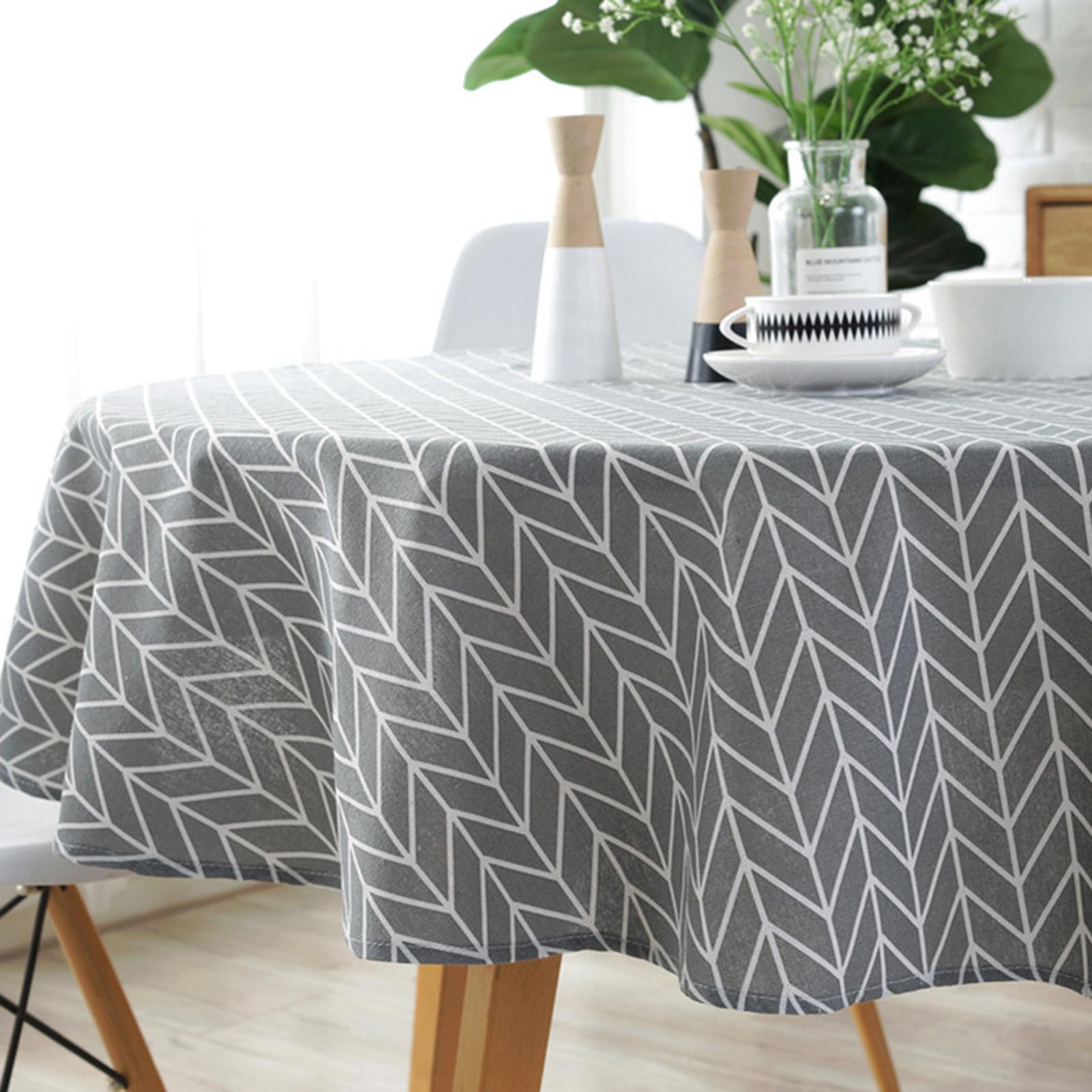

Northern Europe Table Cloth, Cotton Mixed, Washable Wear, Perfect for Dining Room and Kitchen
