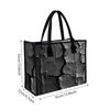 Stylish Crack Pattern Tote Bag Fashion Daily Casual Shoulder Bag for Commute Shopping