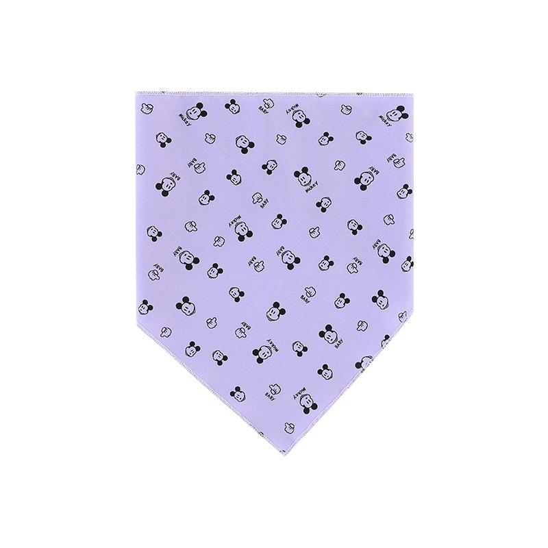 Pet saliva towel cat triangle scarf dog bib printed cat scarf pet triangle scarf