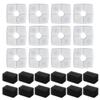 Automatic Water Fountain Replacement Filters with Foam for 2.5L Pet Cats Water Fountain Square Filters Sponge 4/8/12pcs
