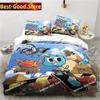 Cartoon The Amazing World Bedding Set Printed single Comforter Quilt Bed Cover Duvet Cover Pillow Case 3 Pieces Kids Adult Size
