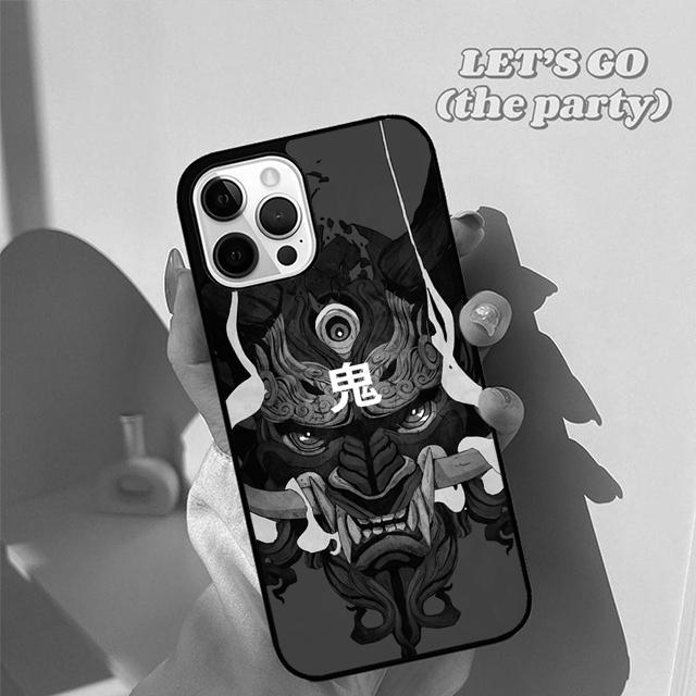 Autumu Hannya Demon Oni Phone Case Cover for iPhone 17 Air 16 16e 15 12 11 13 14 Pro Max Apple Plus Coque