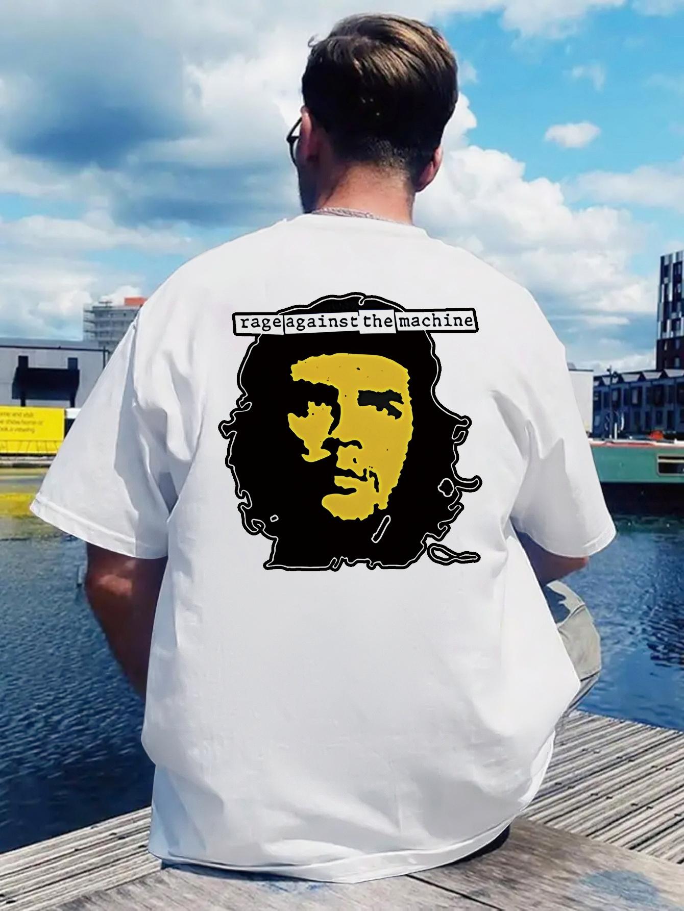Retro Rock Band Graphic T-shirt - Rage Against the Machine Print XXXXL