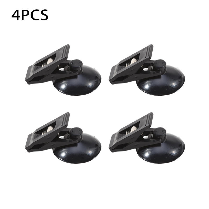 4Pcs Car Ticket Holder Suction Cup Clip for Sun Visor Card Note Fastener Eyeglass Clip for Auto Interior Organizer