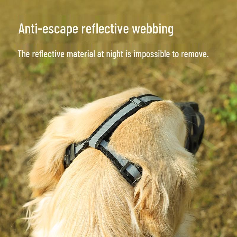 Dog Muzzle for Barking and Biting Prevention - Large Breed Mask, Golden Retriever & Corgi Cage