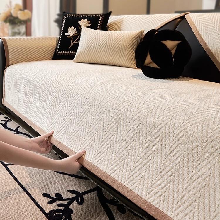 The New Chenier Sofa Cushion Is Universal In All Seasons, Light Luxury, High-end Non-slip Cover, Seat Cushion, Sofa Cover Cloth Towel.