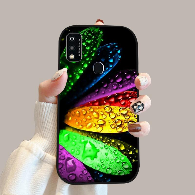 For ZTE Blade A51 Case A52 A53 Color Painted Soft Silicone Phone Cover Cases For ZTE Blade A31 Fashion Protective Fundas Coque