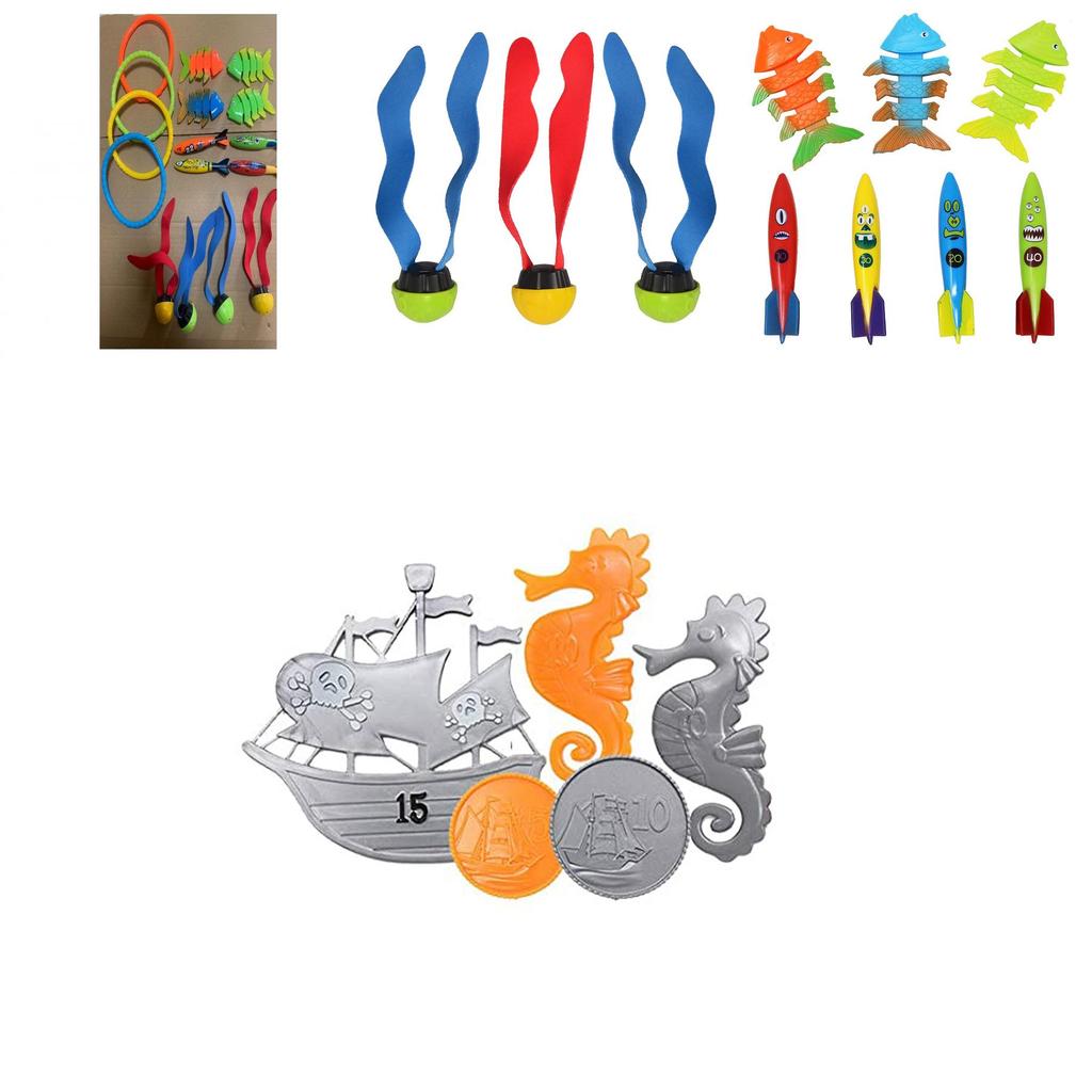 Exciting Underwater Dive Toys For Kids Featuring Colorful Rings And Torpedoes For Pool Play
