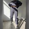 Women's Loose Fit Two-piece Matching Set Long Sleeve Sweatshirt Drawstring Waist Sweatpants Letter Print Casual Tracksuit