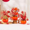Spring Festival, Year of the Horse, New Year Decorations, Persimmon Bucket, All the Best, Living Room New Year Decorations