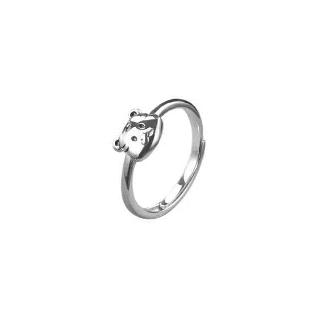 Creative Tiger Rings Ladies Classic Vintage Fashionable Stylish Adjustable Open Rings Jewelry Gathering Party Event Anniversary Present GiftVintage