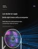 USB Rechargeable Dual-Head Silent Desktop Fan for Home and Office