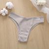 1Pc/Set Women Cotton Brazilian Panties M-XL Comfortable Thongs Underwear Women Bikini Underpants Sexy Low-rise Girl's T-back Panties