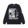 Mens Oversized Hooded Sweatshirt With Washed Distressed Look Cotton Heavyweight Long Sleeve Streetwear Cleanfit Style