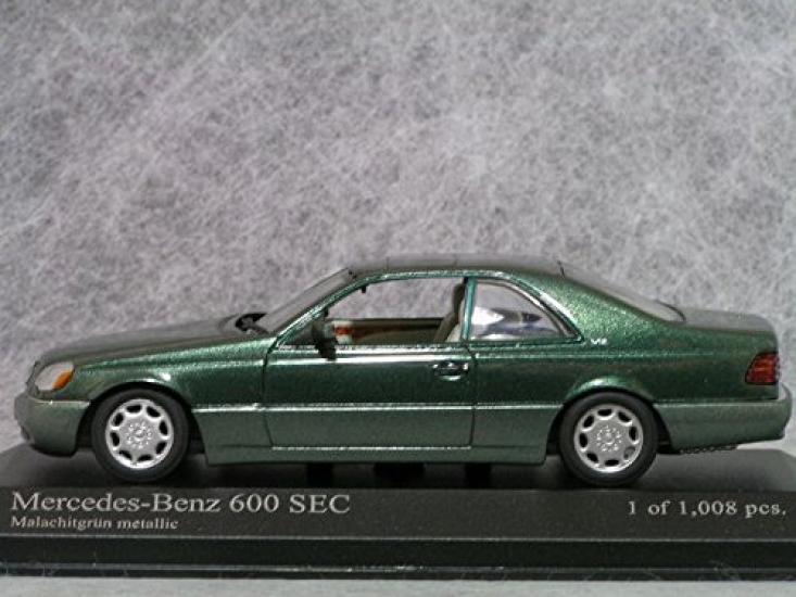 Scale 600SEC Malachite Green Mercedes 1/43 Mercedes-Benz (C140) / Metallic