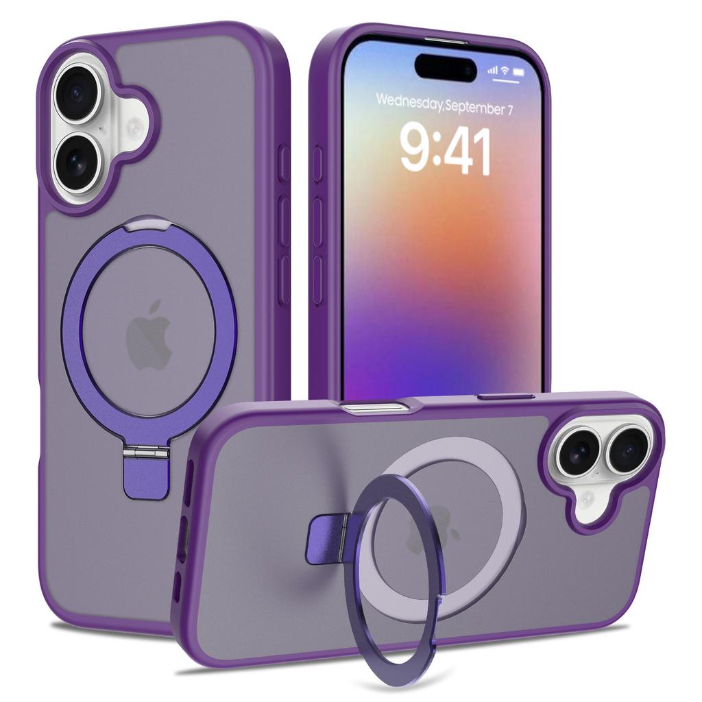 Amazon Applicable Apple 18 Pro Max Mobile Phone Case, 2-in-1 MagSafe Magnetic Bracket Wholesale Case