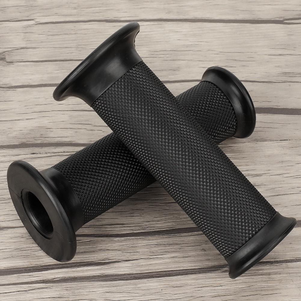 One Pair Universal Rubber Anti Skid Motorcycle Handlebar Hand Grips Modification Accessory
