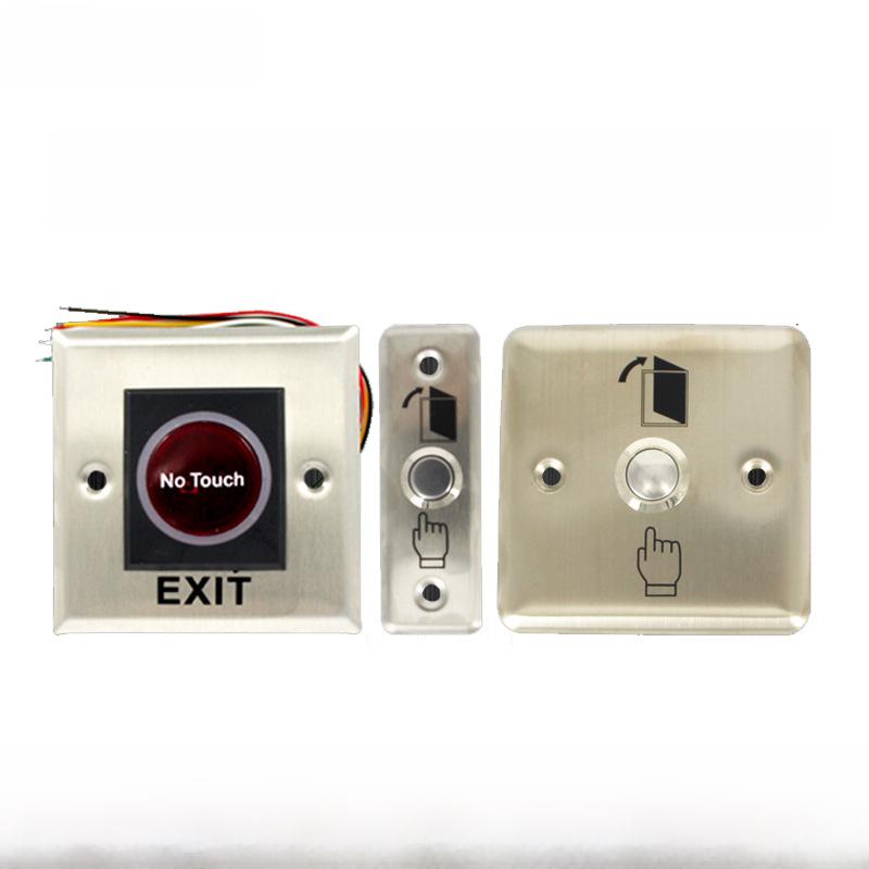 Stainless Steel Infrared Sensor Exit Button Doorbell Switch Panel