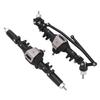 RC Front Rear Axles Complete Set Metal Assembly Kit Axle Drive Shaft for   SCX10 II RC Crawler Car