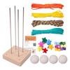 Premium-DIY Monkey Fist Knot Ball Set-Strong Paracord Rope, Craft Knot Maker, Handmade Cord Kit Featuring Creative-Tying Functio