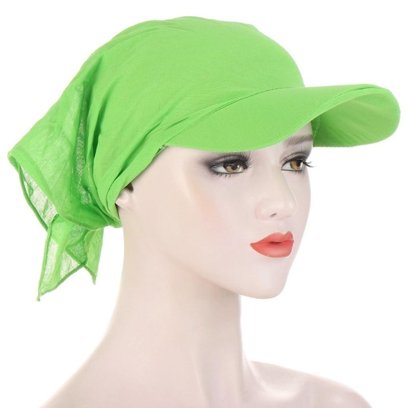 Headscarf Breathable Baseball Hat Women Adult Sports Hat Outdoor Activity