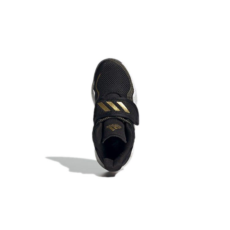 Adidas Deep Threat Abrasion Resistant Low top Children's Basketball Shoes Children Aged 3 7 Years Old GZ0111