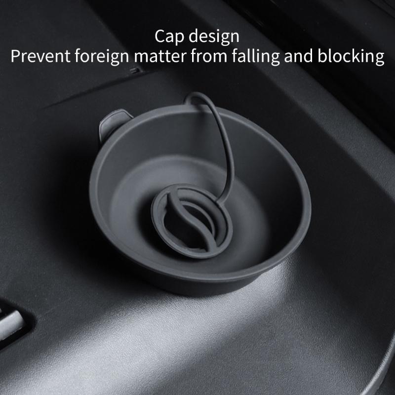 Silikonová kapalina ostřikovače čelního skla odolná proti úniku skla Síťka plnicího otvoru trychtýře pro model 3/Y Žádné rozlití Snadná údržba