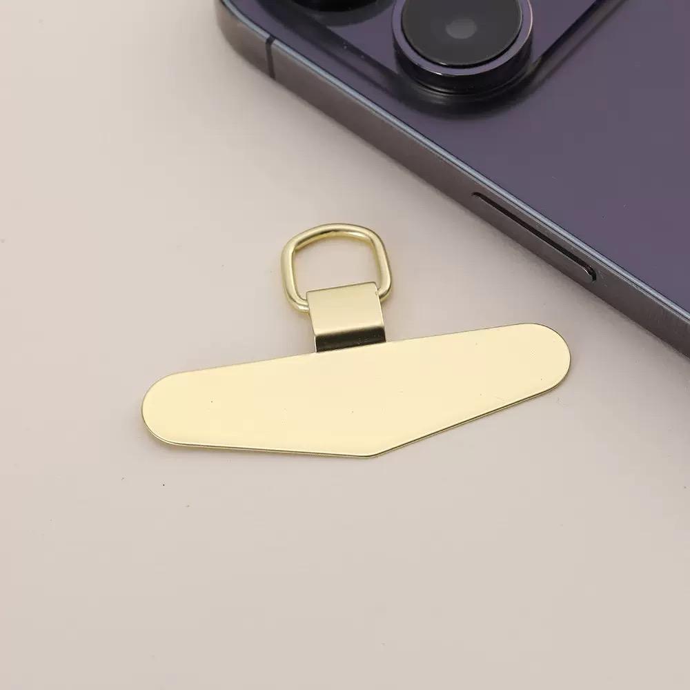 4/1pcs Metal Phone Lanyard Gasket Patch Durable Ultra Thin Mobile Phone Sling Rope Card Clip Snap Strap Hang Cord Tab