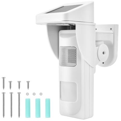 Independent Wireless Solar Motion Sensor Detector Infrared Security Alarm System
