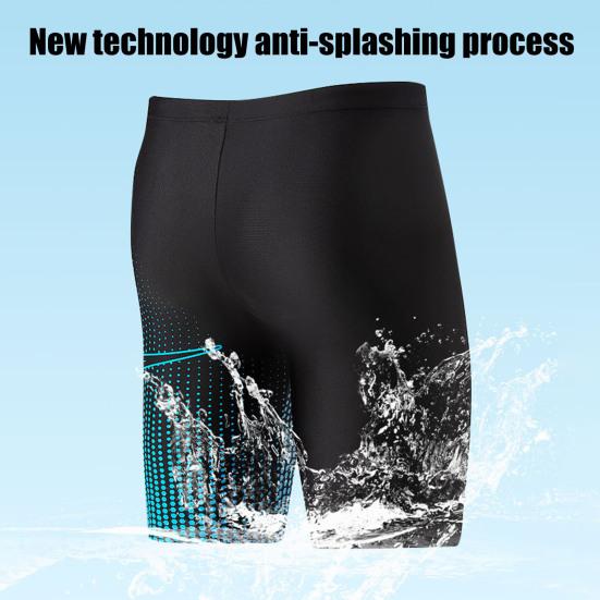 Men Swimming Trunks Beach Shorts High Elastic Breathable Waterproof Quick Dry Bathing Suit Anti-UV