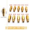 Pack of 10pcs Motorcycle Carburetor Main Jets Slow Pilot Jets M4 M5 6mm Thread for PWK Keihin OKO CVK Carb Set Injector Nozzle