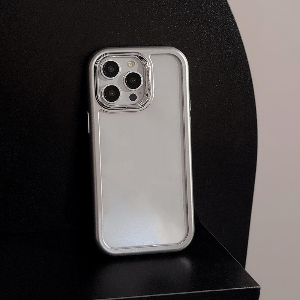

Simple Electroplated Transparent IPhone16pro Max IPhone Case 14 Acrylic 15 Advanced Applicable 13 13
